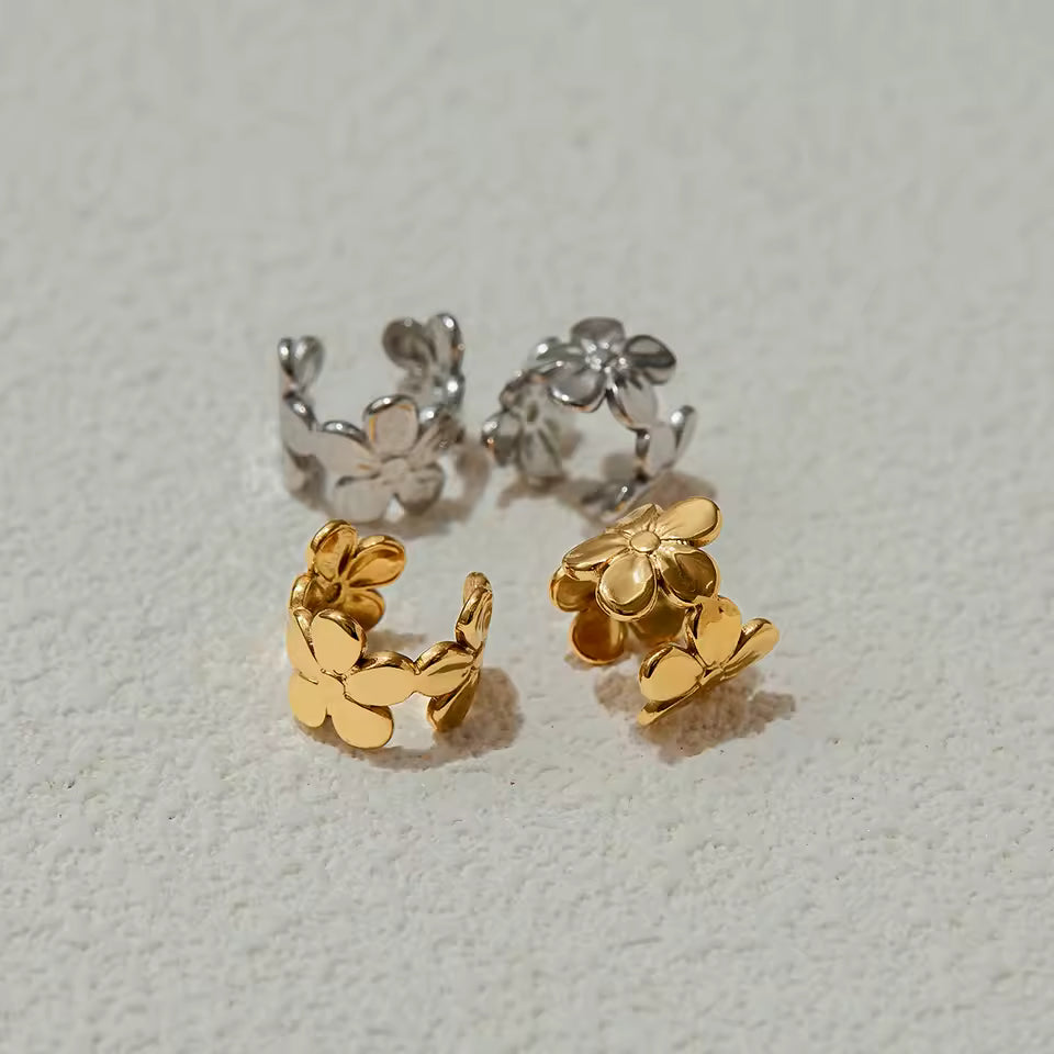 LULO Blumen Earcuff