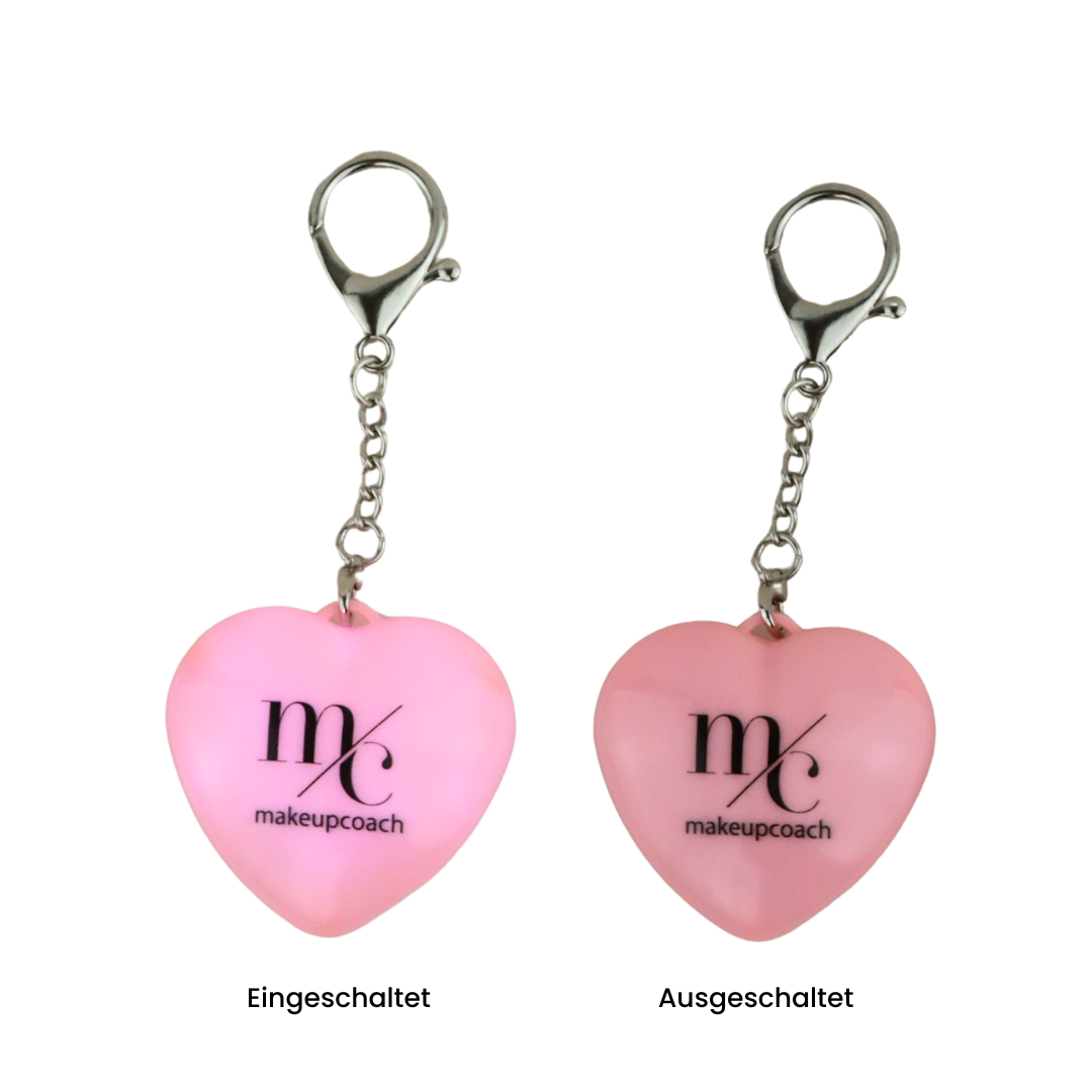 Leuchtherz für die Handtasche
