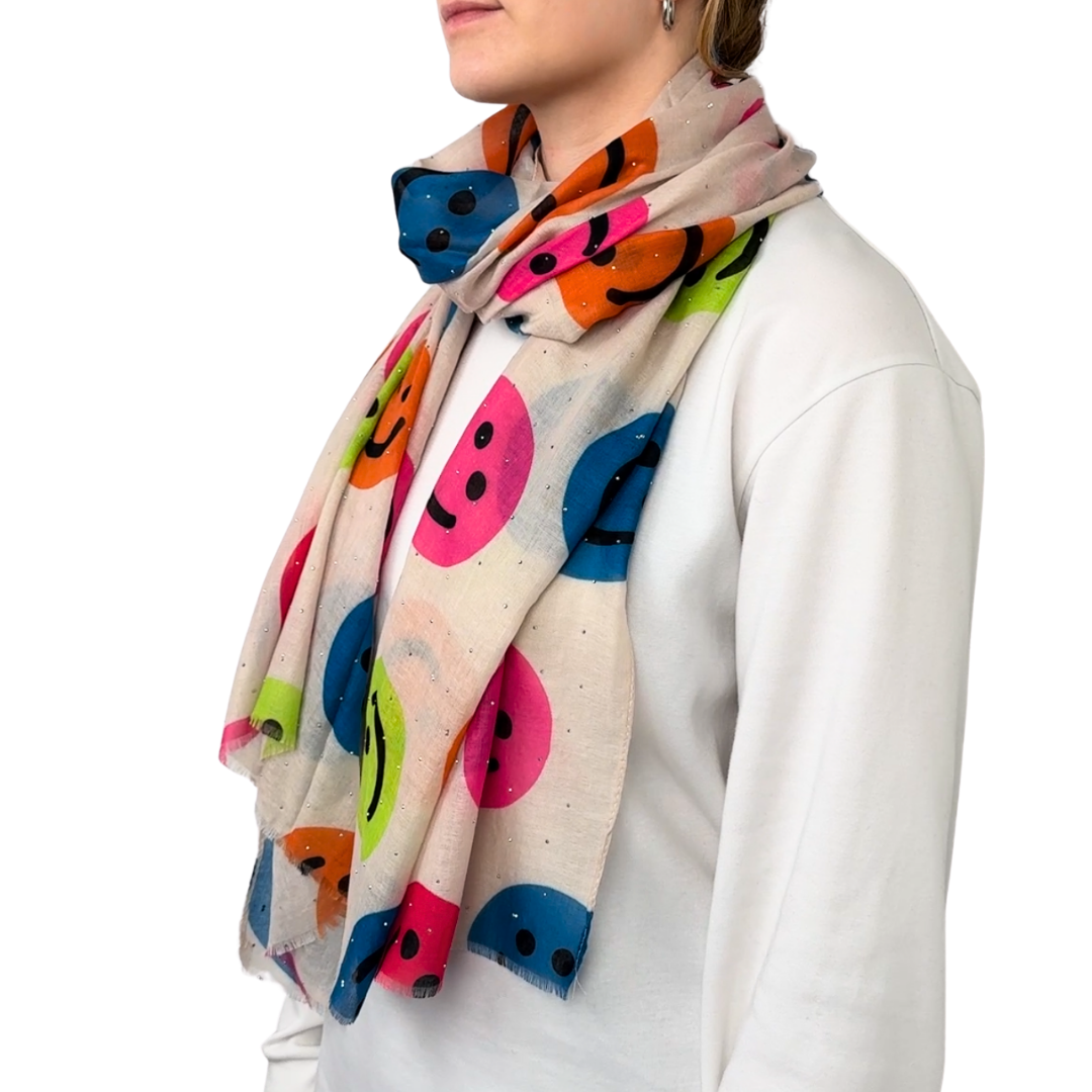 Smiley Schal/Tuch