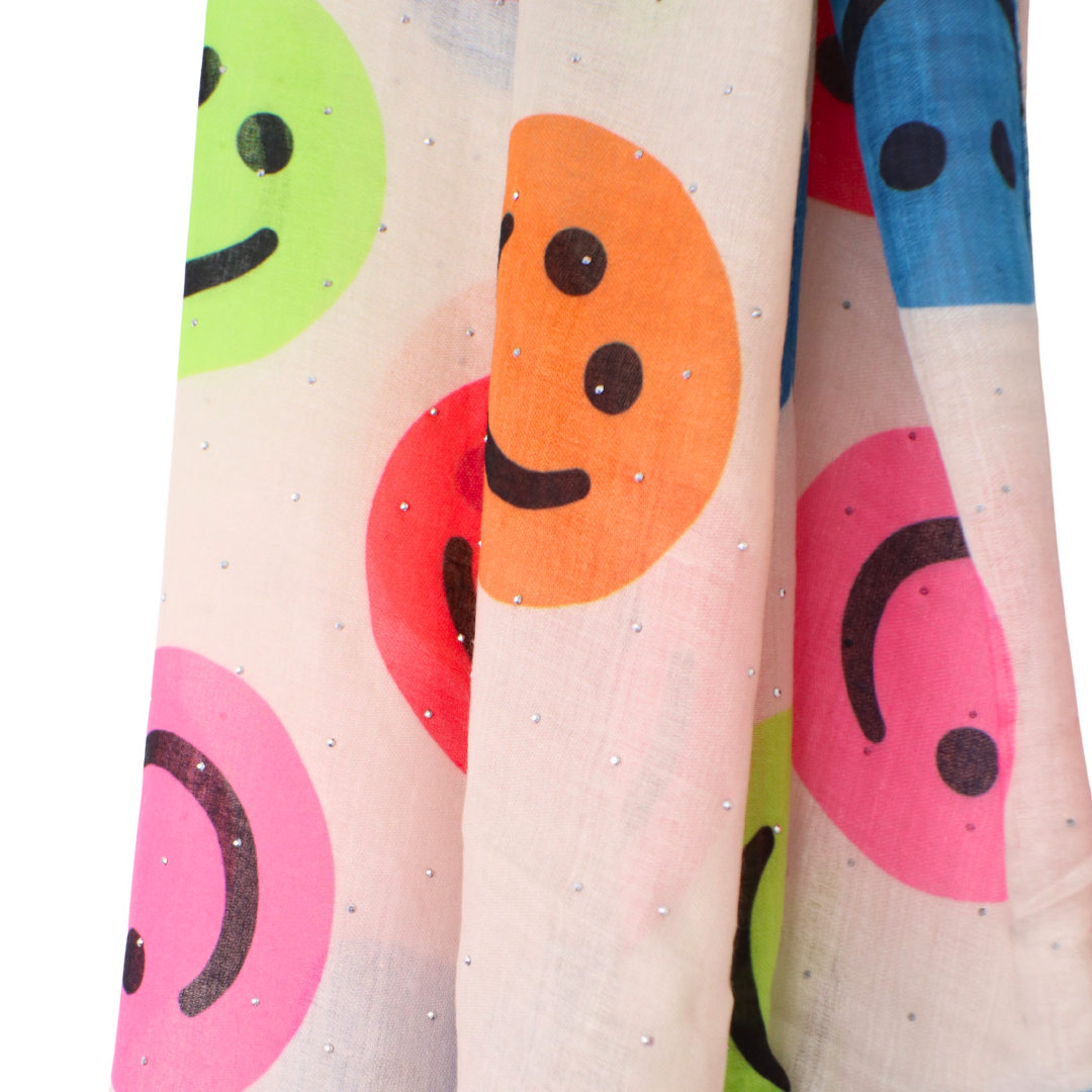 Smiley Schal/Tuch
