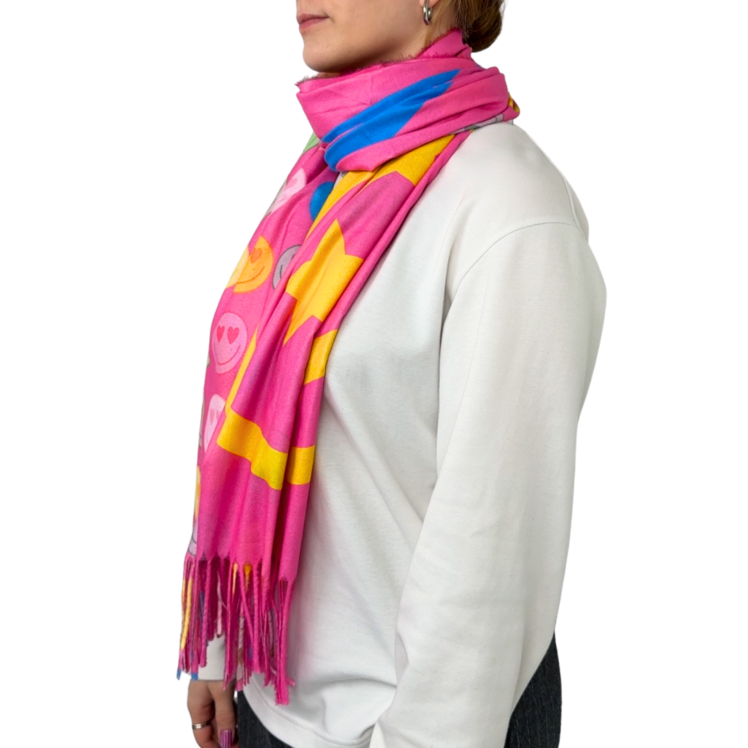 Smiley Schal/Tuch