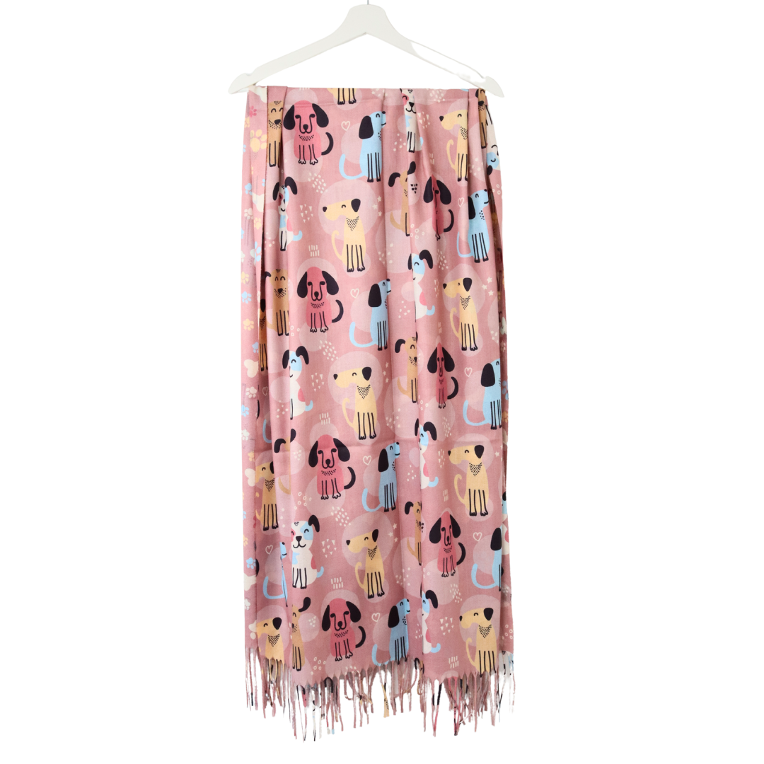 Schal mit Tiermotiv