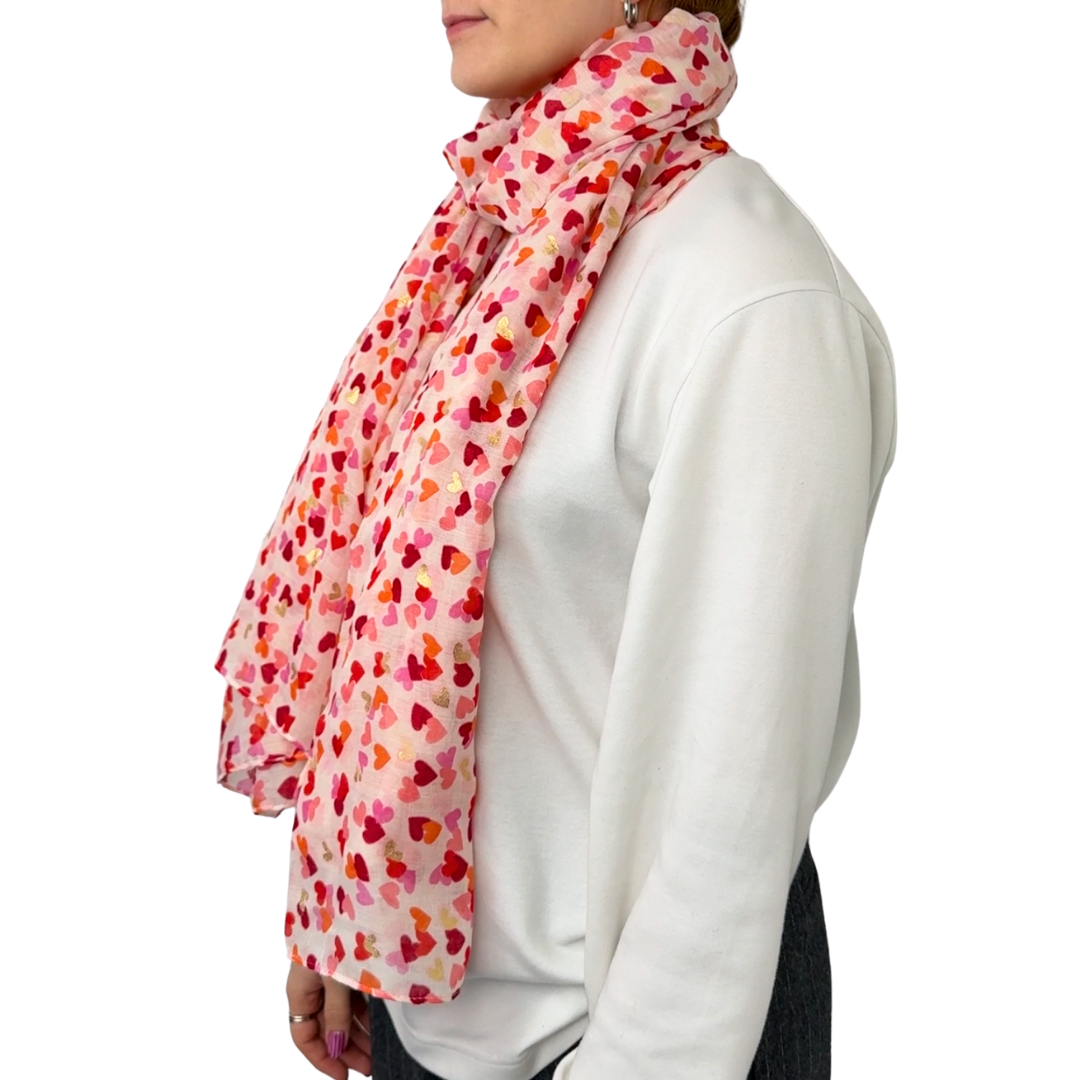 Tuch mit kleinen Herzen, Farbauswahl