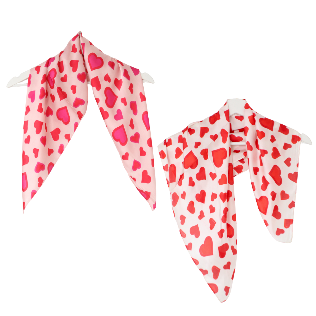 Halstuch mit Herzen, Farbauswahl