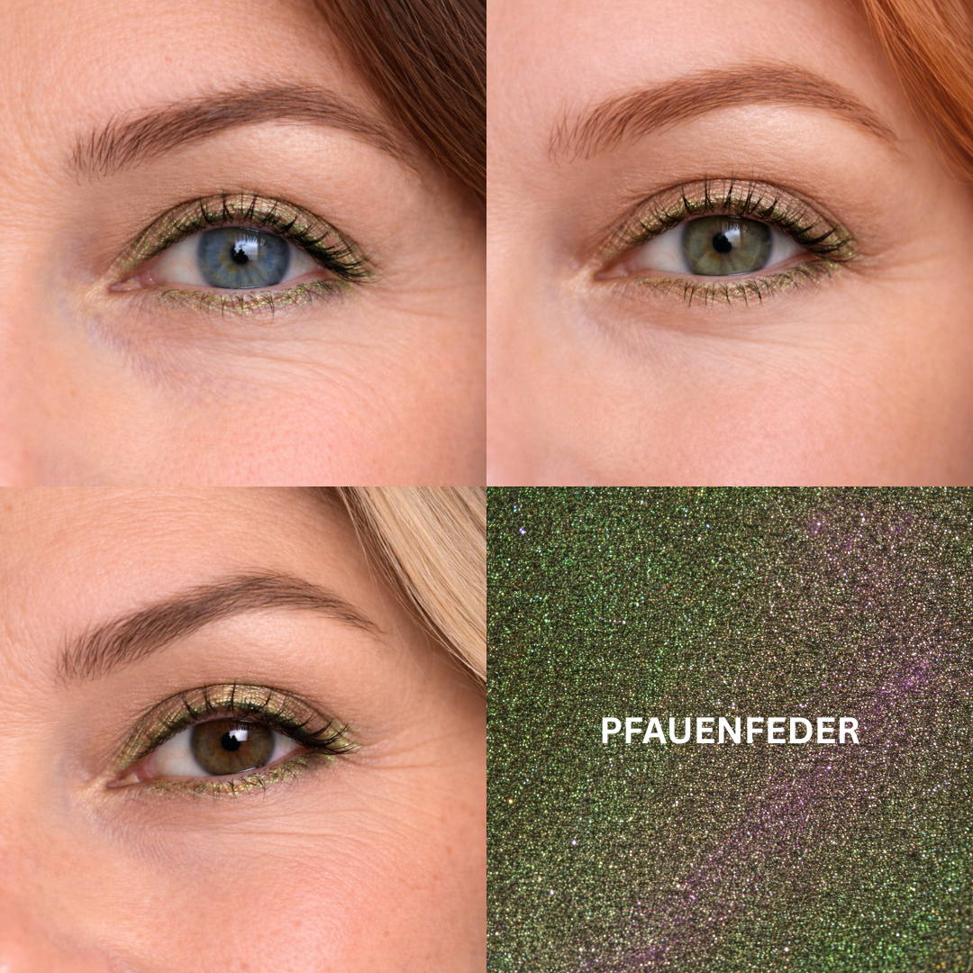 Duochrome Liner Pfauenfeder