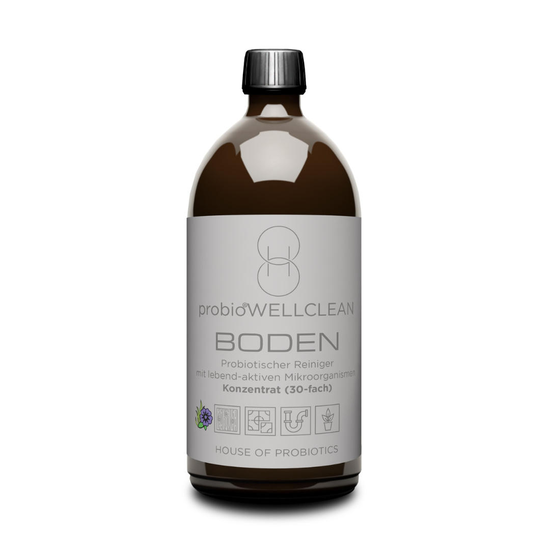 probioWELLCLEAN Boden Reiniger mit probiotischen Mikroorganismen 1l