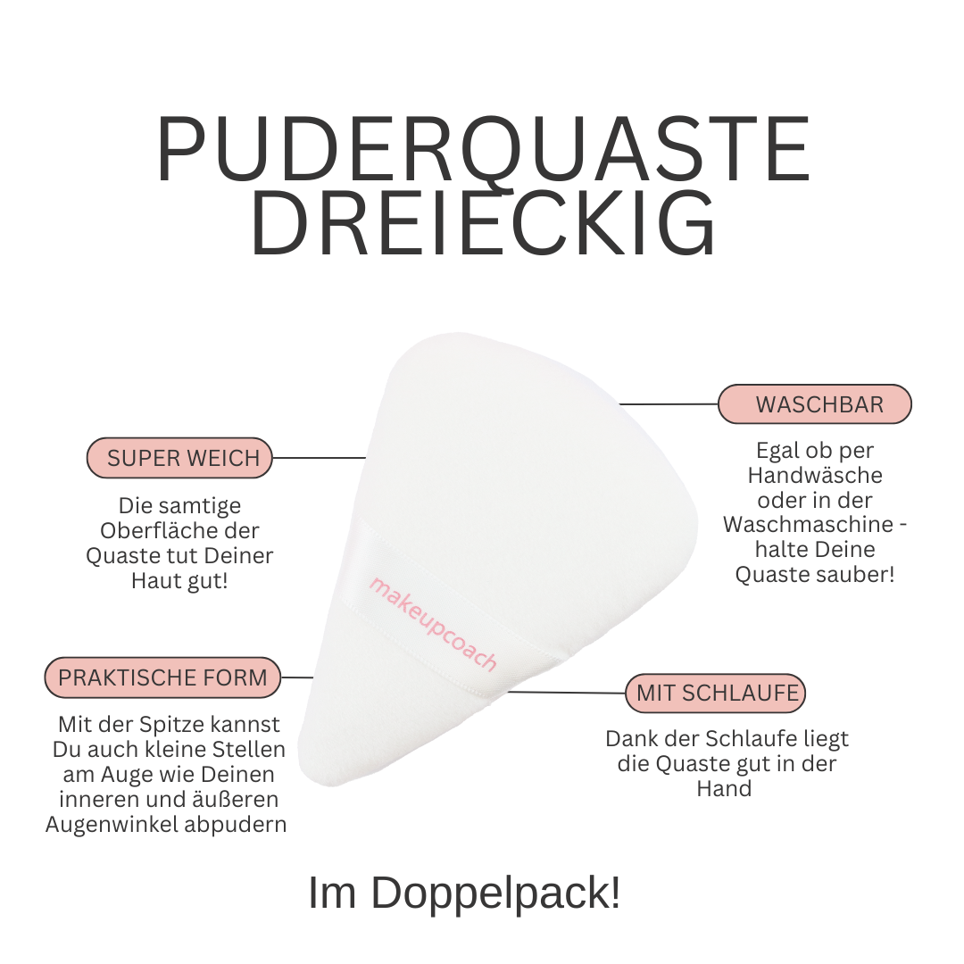 Puderquaste, verschiedene Größen zur Auswahl