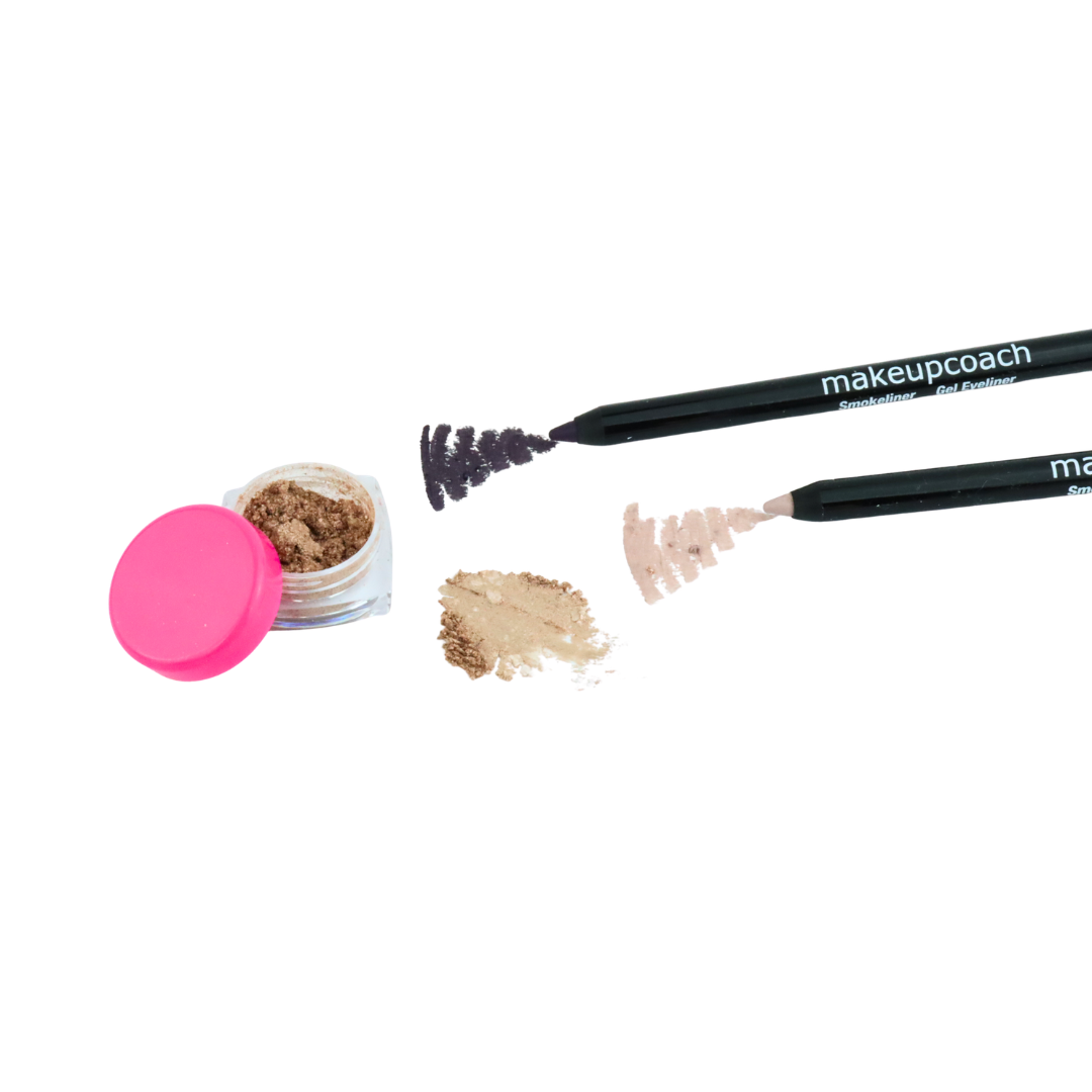 Set: Smokeliner Rosa & Dark Aubergine mit Festtagsglitzer