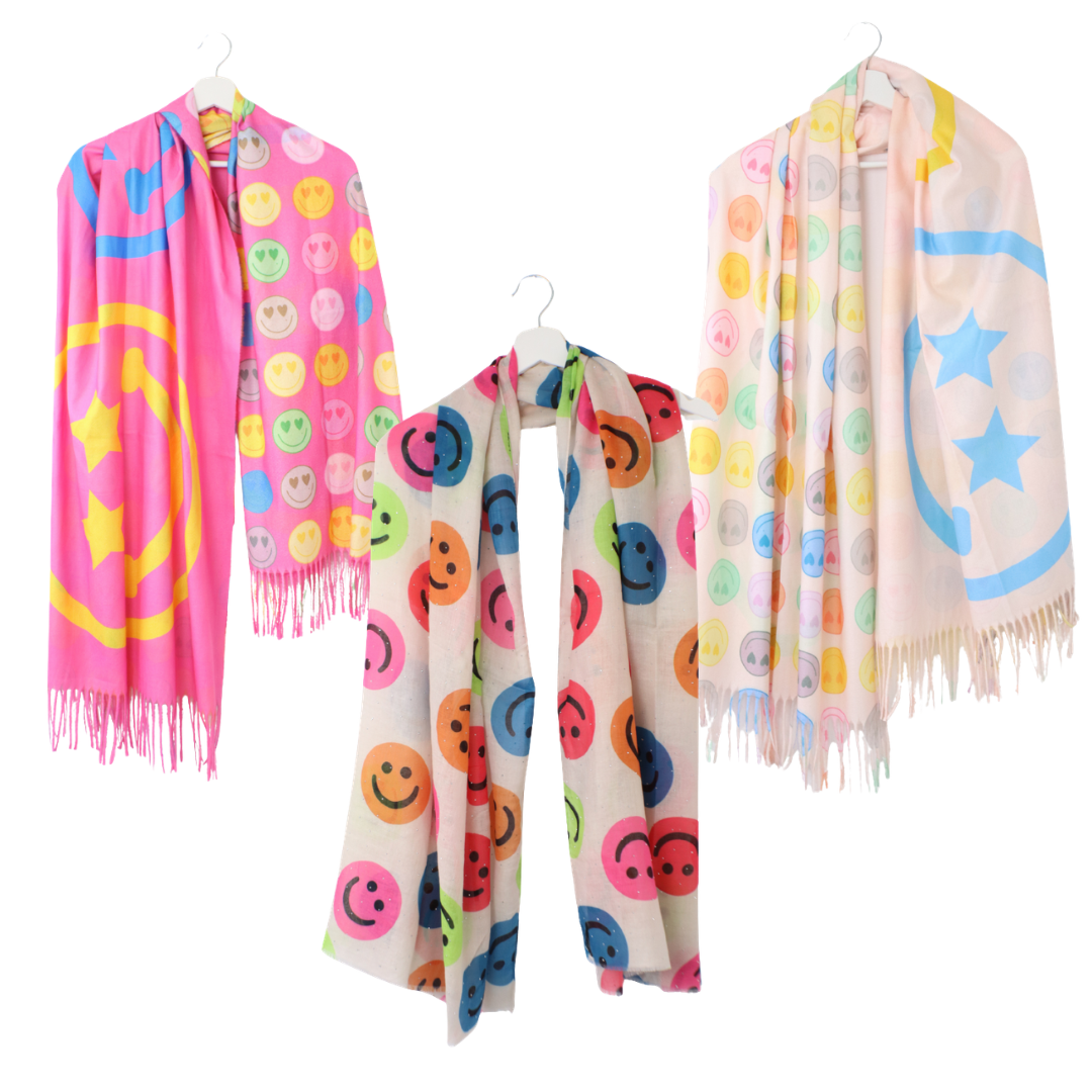 Smiley Schal/Tuch