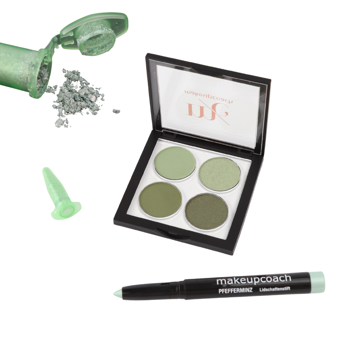 Sommer Set Minz-Grün mit grüner 4er Palette