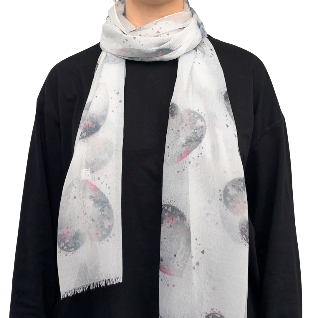 Dünnes Tuch mit Herzen, Farbauswahl