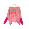 Feeling Good - Langarmshirt Altrosa Pink