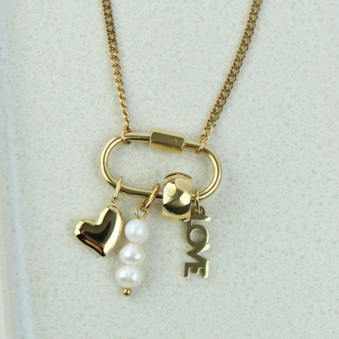 03.12. LULO Link Kette mit Anhängern groß