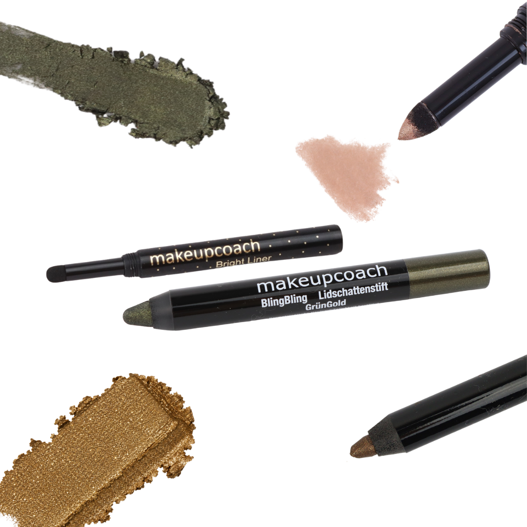 Set - GrünGoldPeach - Brightliner geschenkt