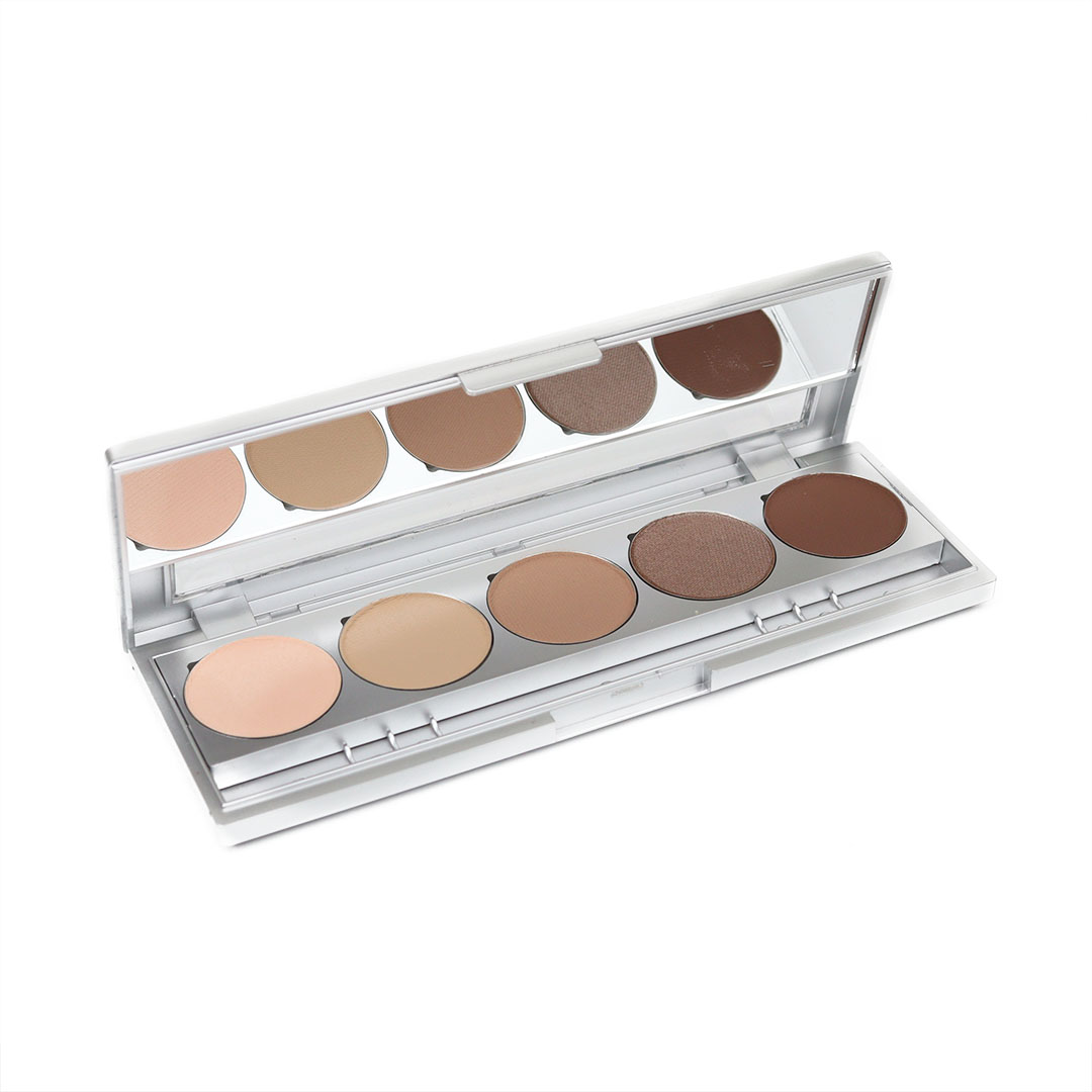 Magnetische Lidschatten Palette braun rosa, www.makeupcoach.com