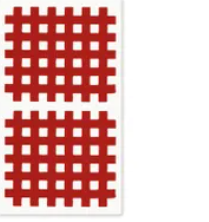 Gitterpflaster rot, groß