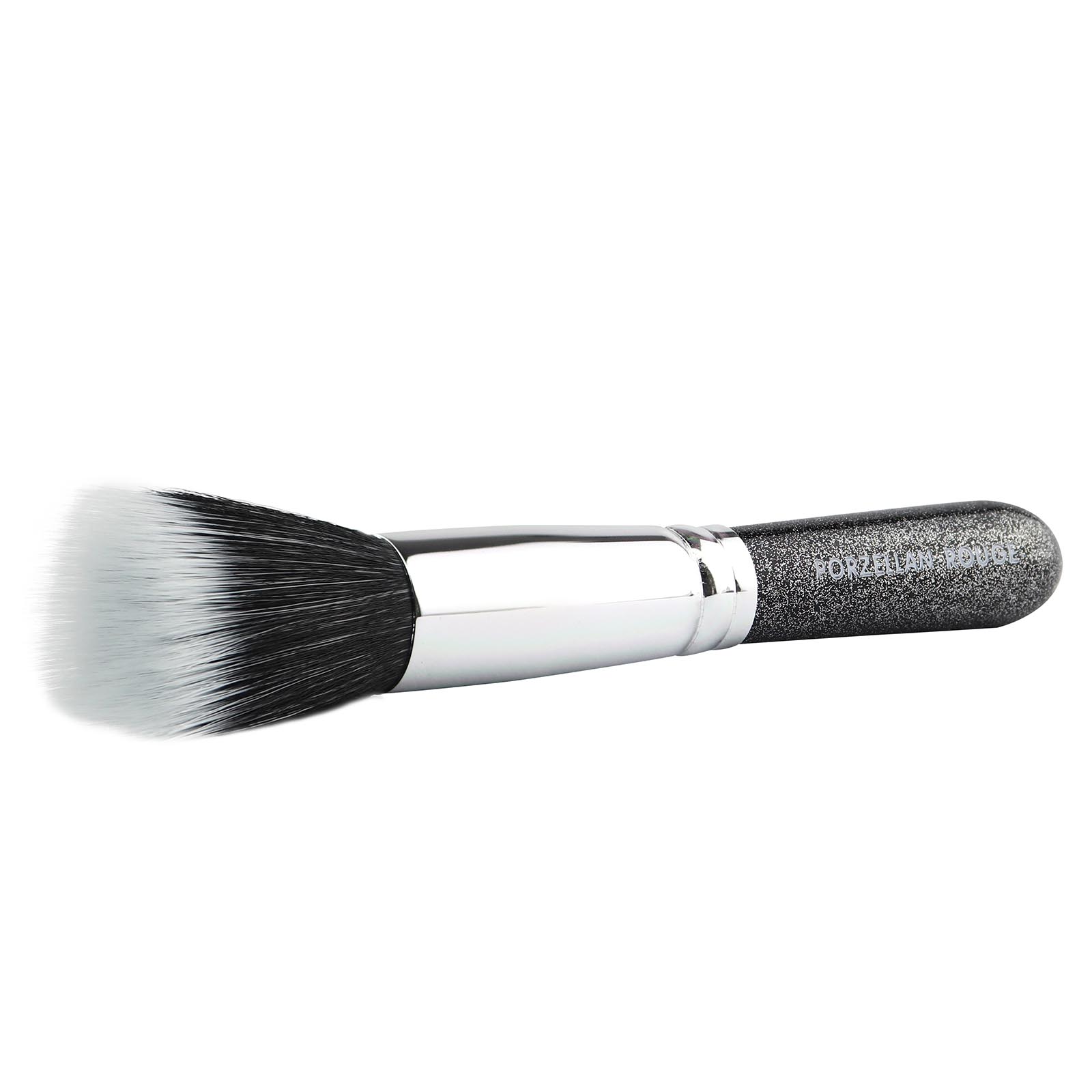 Porzellan-Rouge Pinsel, kurz, Glitter Silber