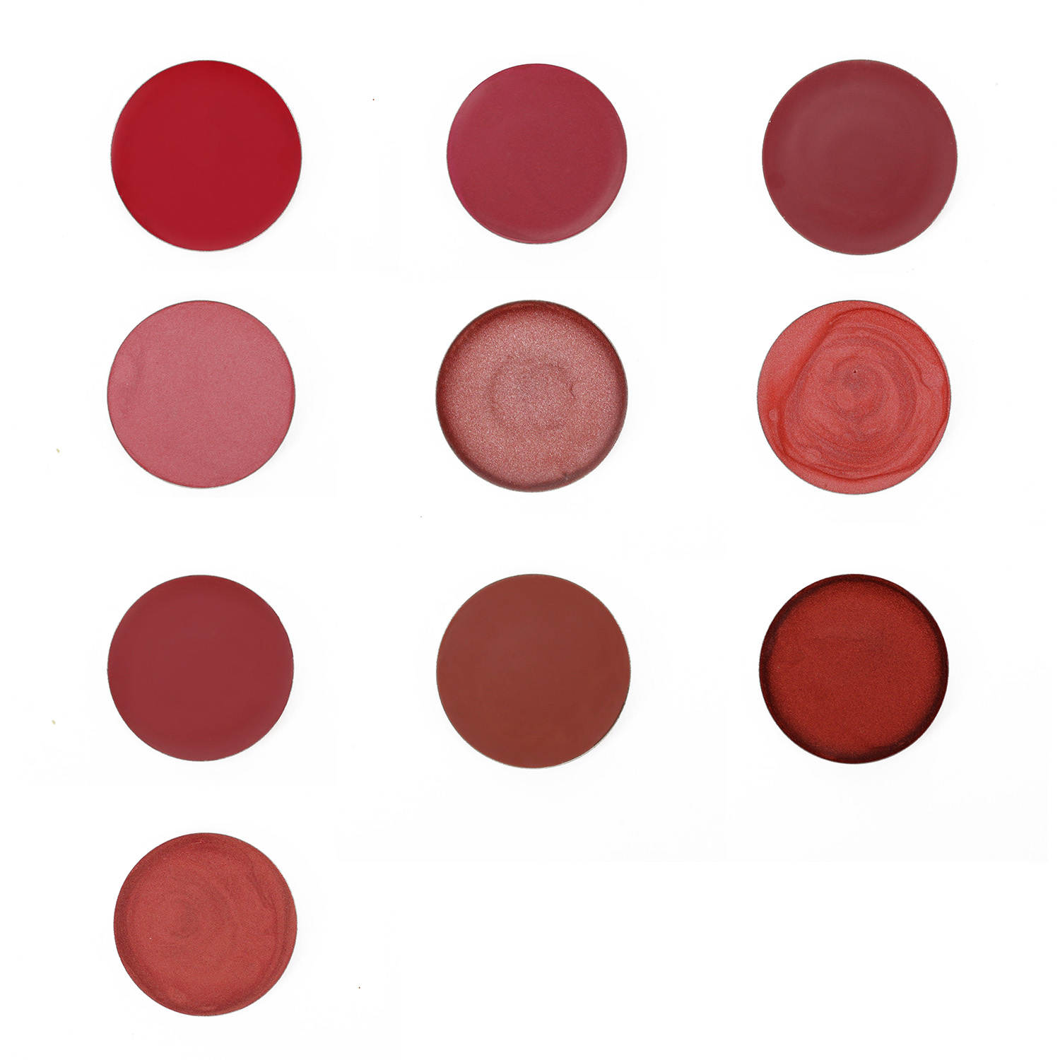 27mm Lippenstift Nachfüller für 5er Palette in 10 Farben, www.makeupcoach.com