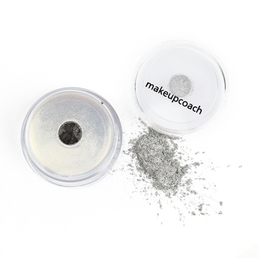 Mega Glitzer silber, www.makeupcoach.com