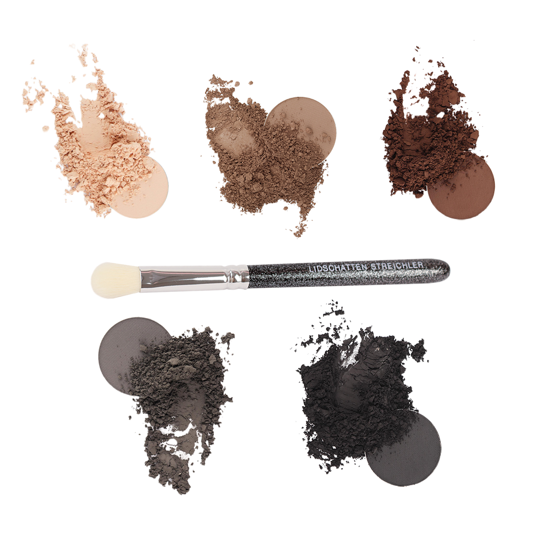 30.11. 20 5er Palette klassisch + gratis Lidschattenstreichler, kurz